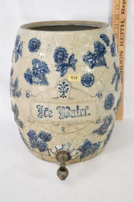 Antique ice water dispenser