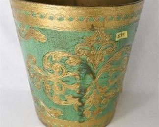 Vintage Italian trash can