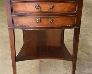 Two drawer end table