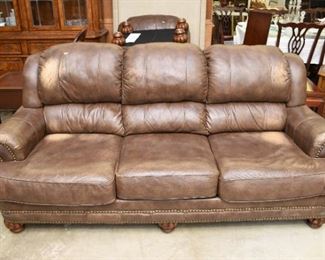 Leather sofa