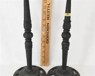 Cast iron stands