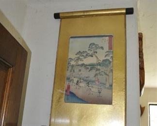 19th Century original Hiroshige woodblock print