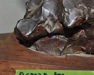 1970's  Bronze sculpture by Munsor.  Edition of 250