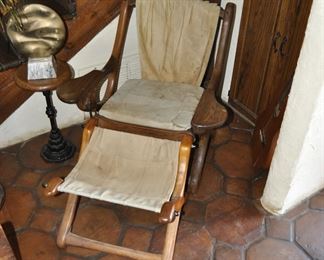 Mid Century Don Shoemaker lounge chair and ottoman