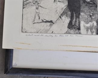 numbered Lithograph signed Ben Sakogushi