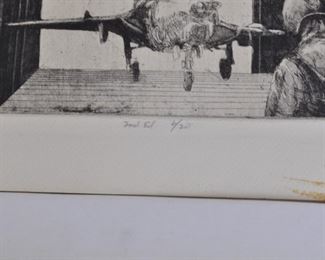 numbered Lithograph signed Ben Sakogushi