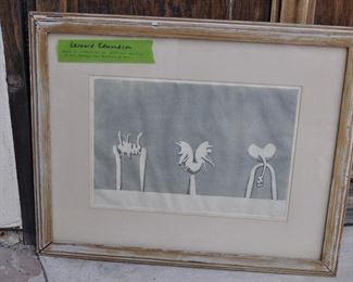 numbered Litho by Leonard Edmondson