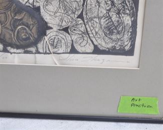 numbered Litho by Shiro Ikegawa