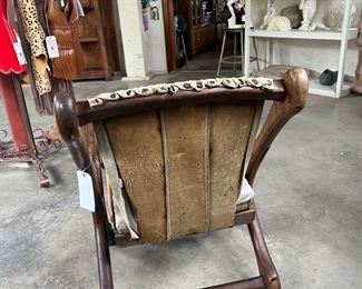 Mid Century Don Shoemaker lounge chair and ottoman