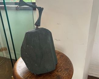 Mid Century large Bronze bell by Paoli Solari
