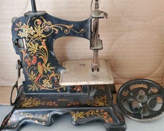 Vintage child's sewing machine