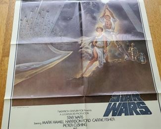 **NOTE**we are taking bids on  BOTH Star Wars posters. Send bids to my email or text.  Bids close Saturday 6 p.m.