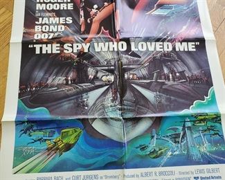James Bond The Spy Who Loved Me poster