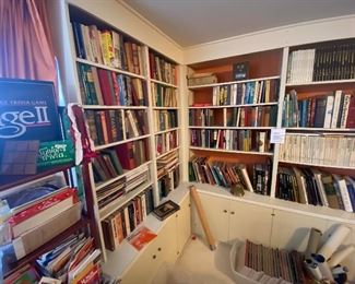 thousands of antique and vintage books and ephemera