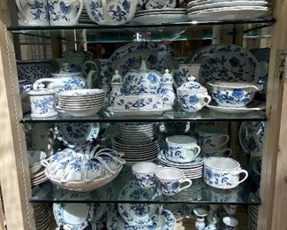 Vintage Blue Danube China - epically large set