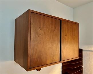 1960s teak wall cabinet