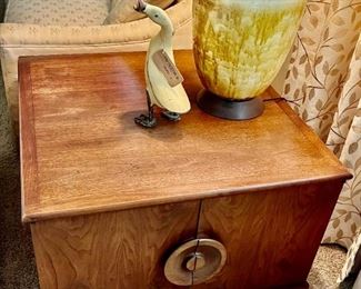 1960s teak Drexel end table