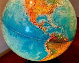 1970s lighted globe
