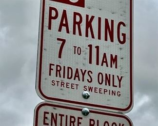 House is on a cul-de-sac and this applies to the cul-de-sac only, cross street parking is very close. YOU WILL GET TICKETED/TOWED IF YOU IGNORE THIS! YOU HAVE BEEN WARNED.