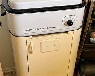 Newer NESCO roaster on vintage stand