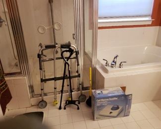 walkers, canes, humidifiers