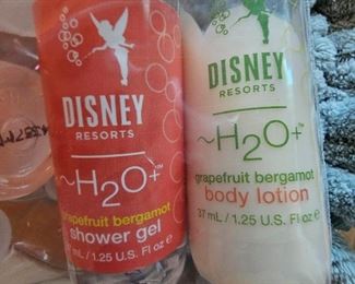 Bag of retired Disney Resorts Travel Soaps and Lotions