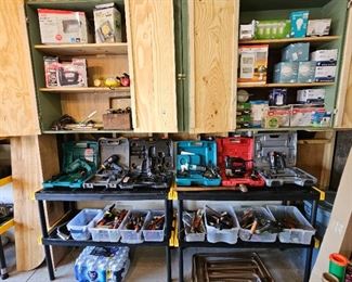 Tons of name brand tools, both new and vintage!