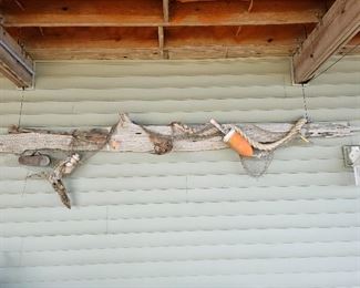 Very cool beachy custom wall piece