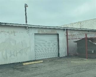 This is the warehouse door that will be open for yall to come in and out of. We look forward to having yall out. 