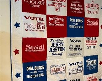 Political quilt of Cookeville Tenn