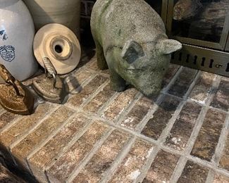 Concrete Pig
Cookeville pottery churn