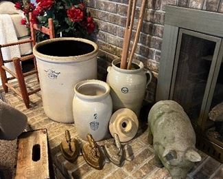 10 gallon churn
Irons