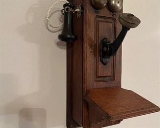 Early Oak Wall phone
