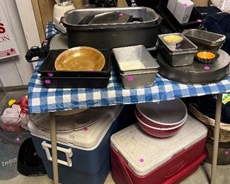 Hot plate grille
Coolers
Baking pans