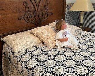 Crochet bedspread