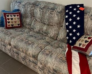 50 star flag. Stitched stars