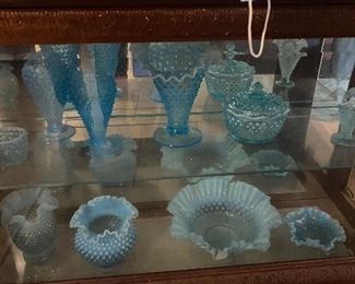 Blue Hobnail Fenton