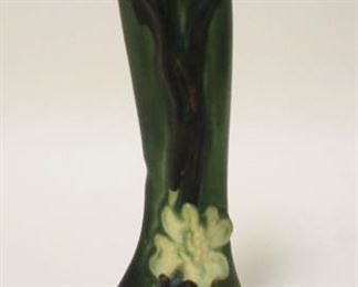 1025	ROSEVILLE ART POTTERY DOGWOOD BUD VASE, APPROXIMATELY 9 IN HIGH
