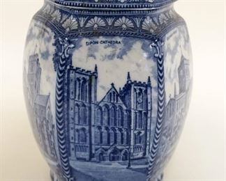 1034	RINGTONS PORCELAIN ENGLISH TEA CADDY, APPROXIMATELY 8 IN HIGH
