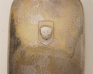 1062	STERLING HIP FLASK, 5.74 OZT
