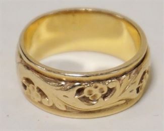 1064	14K GOLD RING, 4.4 DWT APP. SIZE 7
