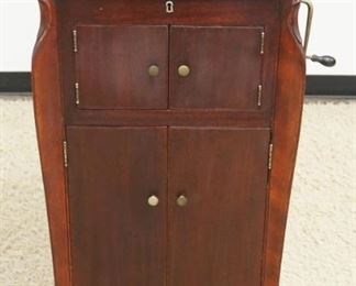 1119	VICTORIAN VICTROLA IN MAHOGANY CASE, APPROXIMATELY 20 IN X 23 IN X 43 IN HIGH
