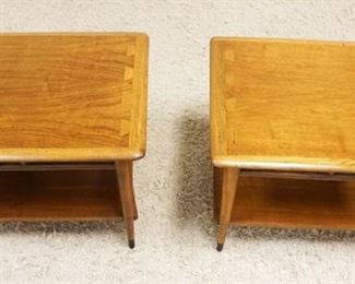 1133	LANE MIDCENTURY MODERN END TABLES, APPPROXIMATELY 28 IN X 21 IN X 20 IN HIGH
