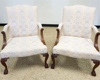 1140	PAIR OF SOUTHWOOD UPHOLSTERED ARMCHAIRS
