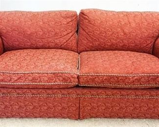 1141	TRS FURNITURE UPHOLSTERED SOFA, APPROXIMATELY 79 IN X 37 IN X 29 IN
