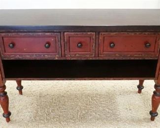 1146	CONTEMPORARY SERVER W/3 DRAWERS, APPROXIMATELY 50 IN X 18 IN X 31 IN HIGH
