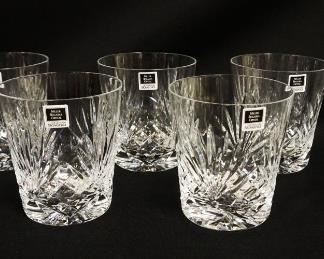 1178	LOT OF 8 MILLER ROGASKA CRYSTAL 4 IN TUMBLERS
