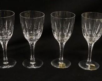 1245	ATLANTIS CRYSTAL, SET OF 6, 7 IN H CASTELO WINE GLASSES
