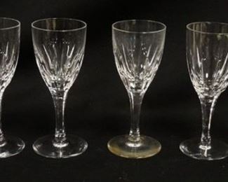 1250	ATLANTIS CRYSTAL, SET OF 6, 5  IN H CASTELO CORDIALS
