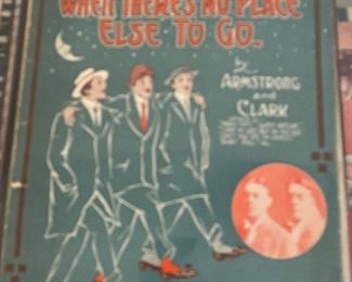 Vintage sheet music kept in very good condition!